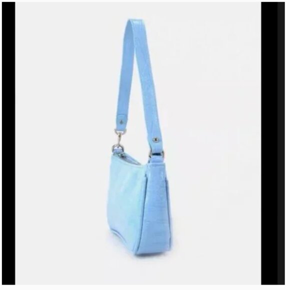 ⭐️ Dahlila Baguette Hipster Snake Python Hippie Boho Peasant Tiktok Bag Purse - Picture 3 of 3